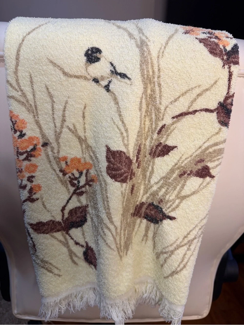 Vintage Pale Yellow towel